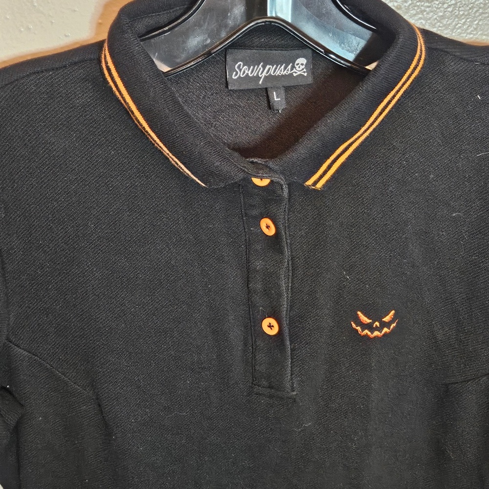 Sourpuss Halloween Polo Dress